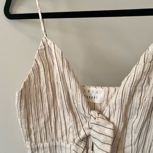 NWOT Lost + Wander Pinstripe Mini Dress - S